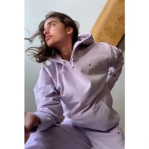 Champions x Urban outfitters Lavender reverse weave hoodie